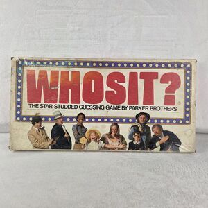 Vintage 1976 Whosit? Star Studded Guessing Game Parker Brothers Complete